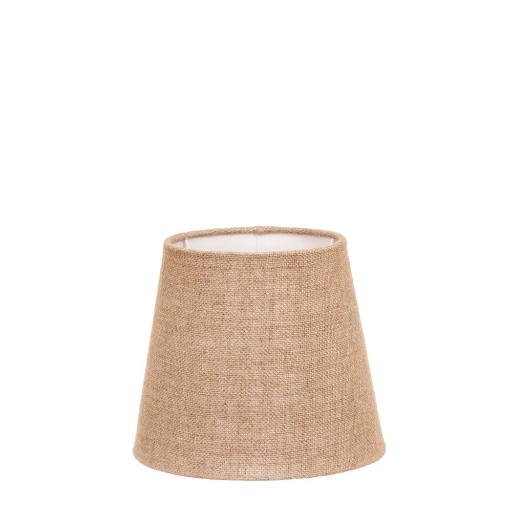 Buy Lamp Shades Australia XXS Taper Lamp Shade (7x5x6 H) - Dark Natural Linen - Linen Lamp Shade - ELSZ756NLEU