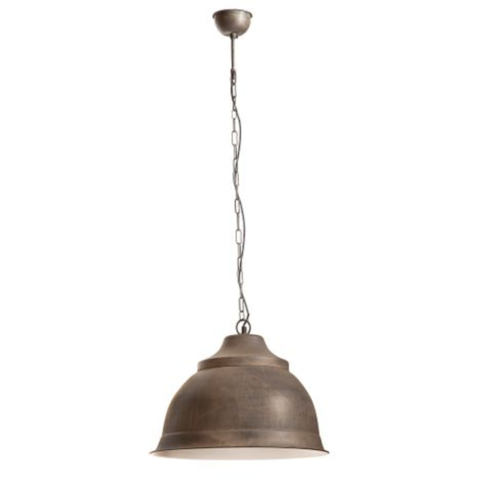 Buy Pendant lights australia - Brasserie 1 Light Pendant Large Rust - ELANK39900RUST