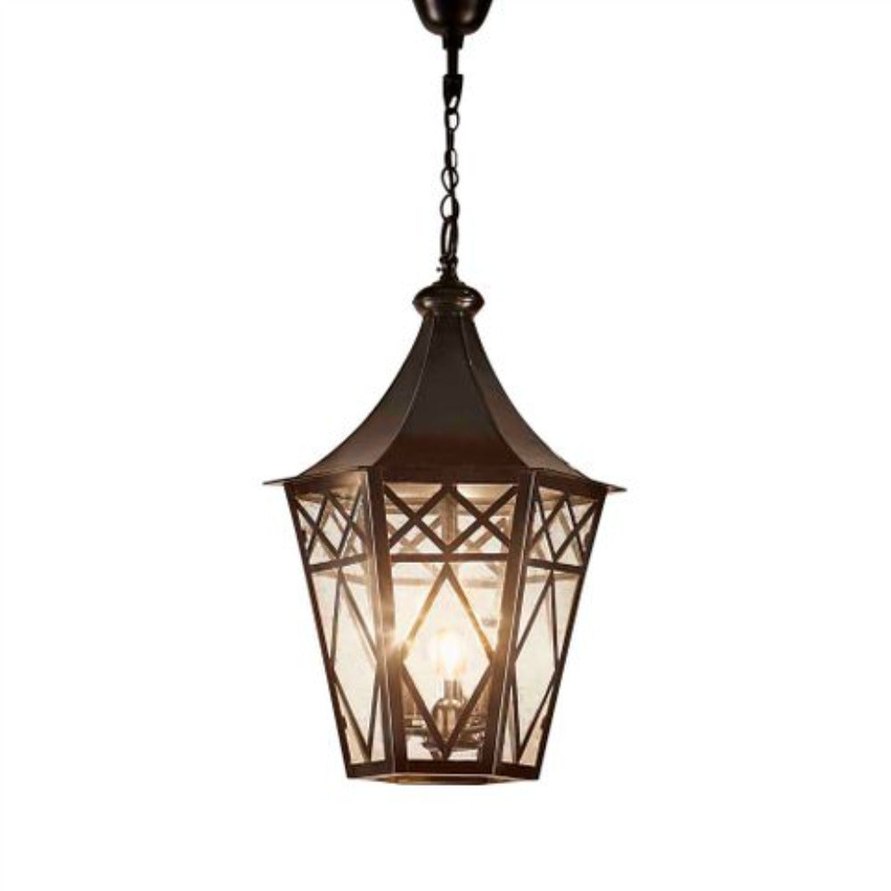 Tuscan 1 Light Lantern Black - ELCIT4536