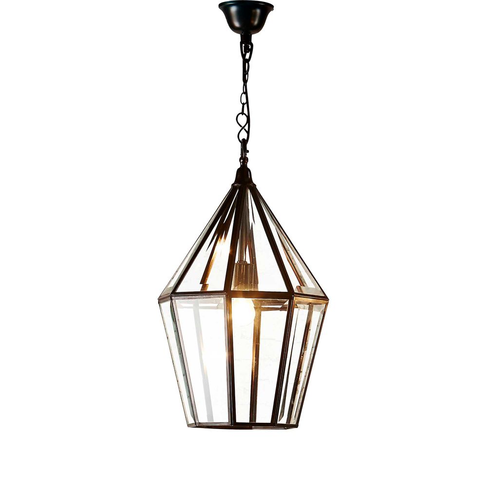 Glass lantern outlet light