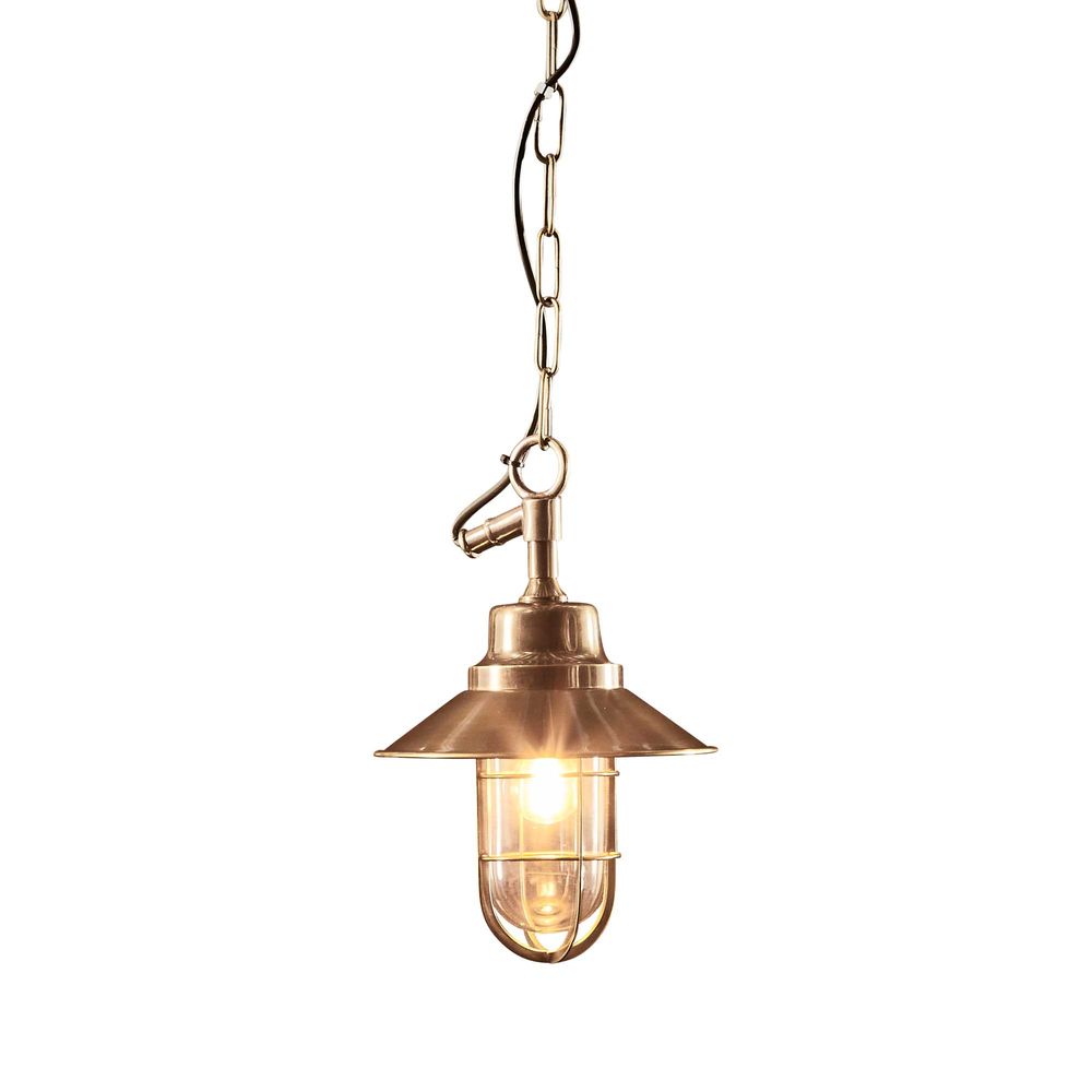 Buy Outdoor Pendant Lights Australia Rutherford Outdoor 1 Light Pendant Brass - ELPIM51277AB