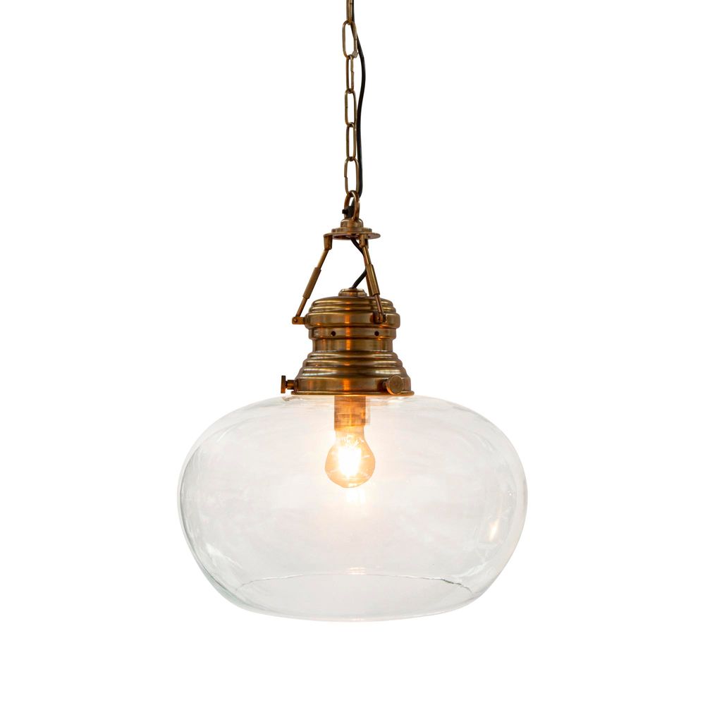 Buy Pendant lights australia - Paddington 1 Light Pendant Antique Brass - ELPIM50834AB