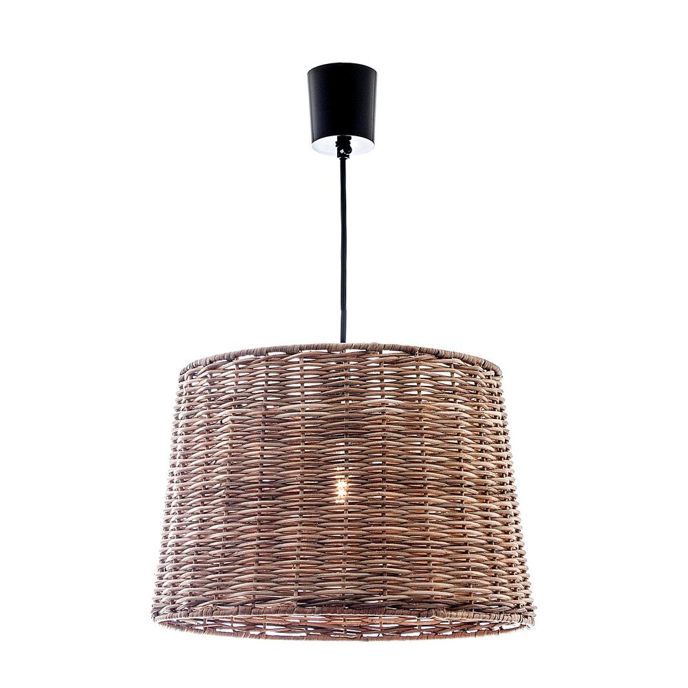 Buy Pendant Lights Australia Rattan Round 1 Light Pendant Large - ELPYYWKLOOWW