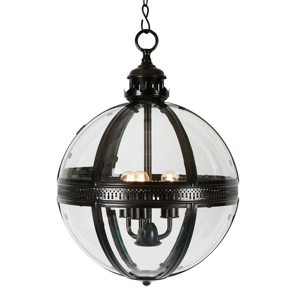 Buy Pendant Lights Australia Saxon 3 Light Pendant Large Black - ELCITWRT18BLK