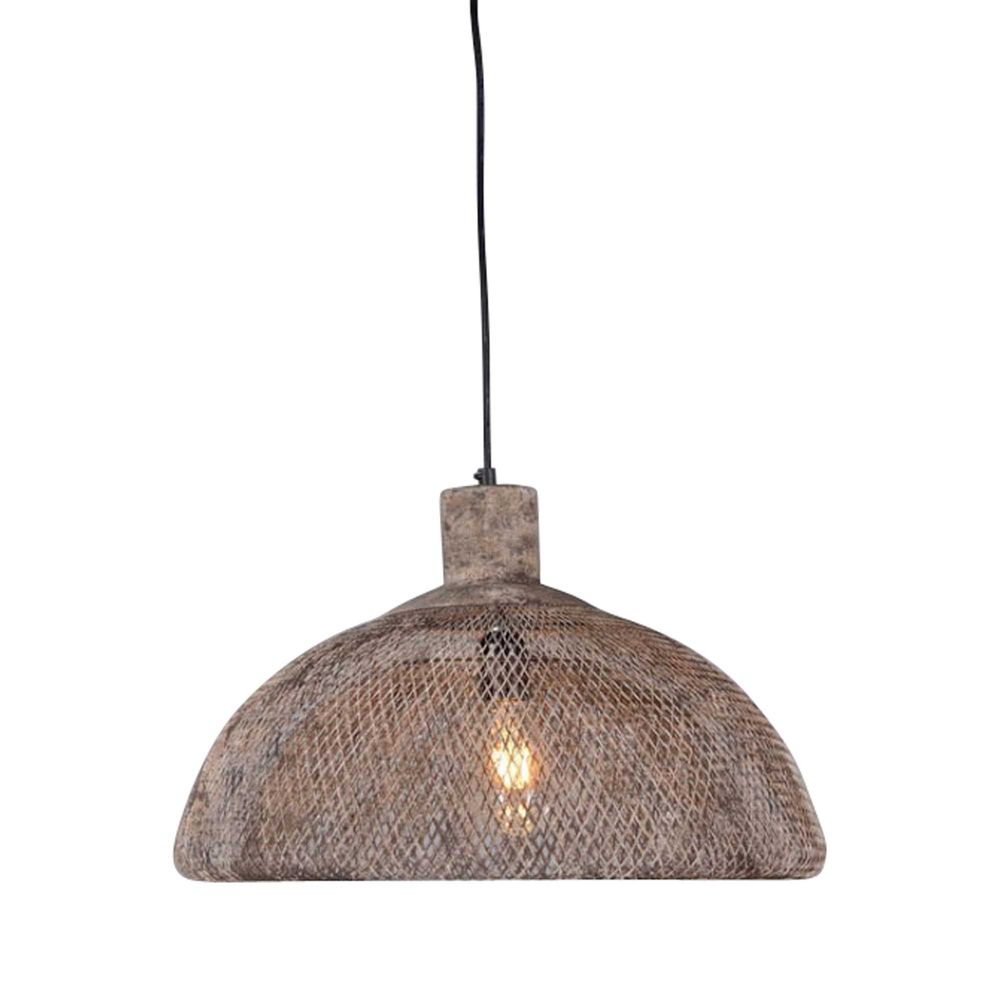 Buy Pendant Lights Australia Valentino Large Pendant Light Brown Metal - ELZR6355B