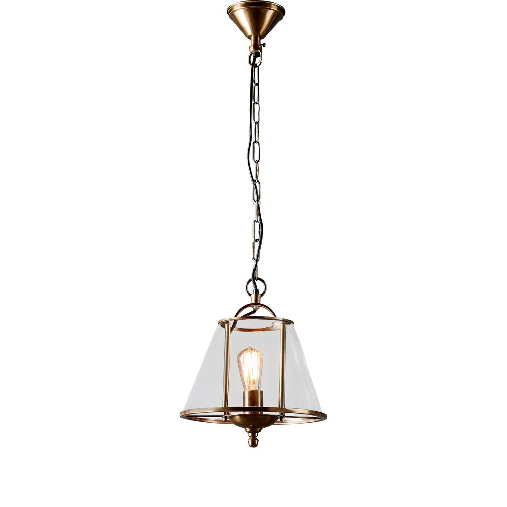 Buy Pendant lights australia - Cotton Tree 1 Light Pendant Antique Brass - ELPIM30685AB