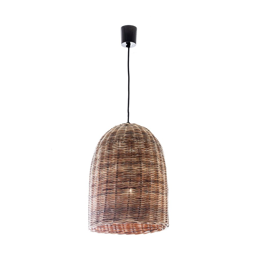 Buy Pendant lights australia - Rattan Bell 1 Light Pendant Small - ELPYRR7500NA