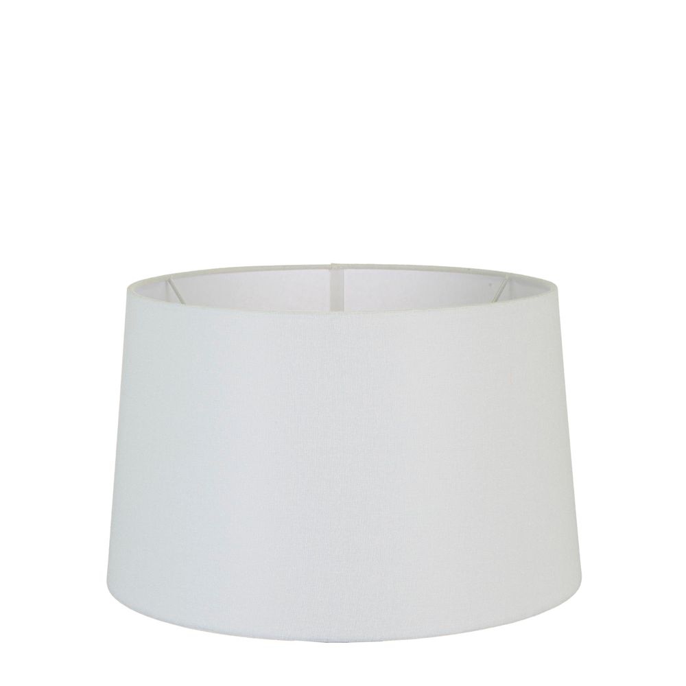 Buy Lamp Shades Australia Medium Drum Lamp Shade (14x12x9.5 H) - Textured Ivory - Linen Lamp Shade - ELSZ141295IVEU