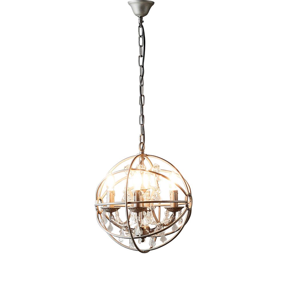 Buy Chandeliers Australia Sundance 4 Light Chandelier Small Grey Iron - ELZRD6002-4IO