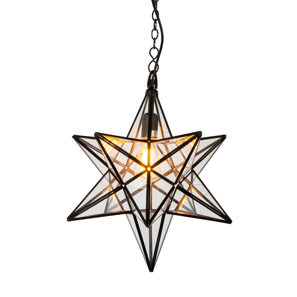 Buy Pendant Lights Australia Star 1 Light Pendant Large - ELCITFR4371BRZ