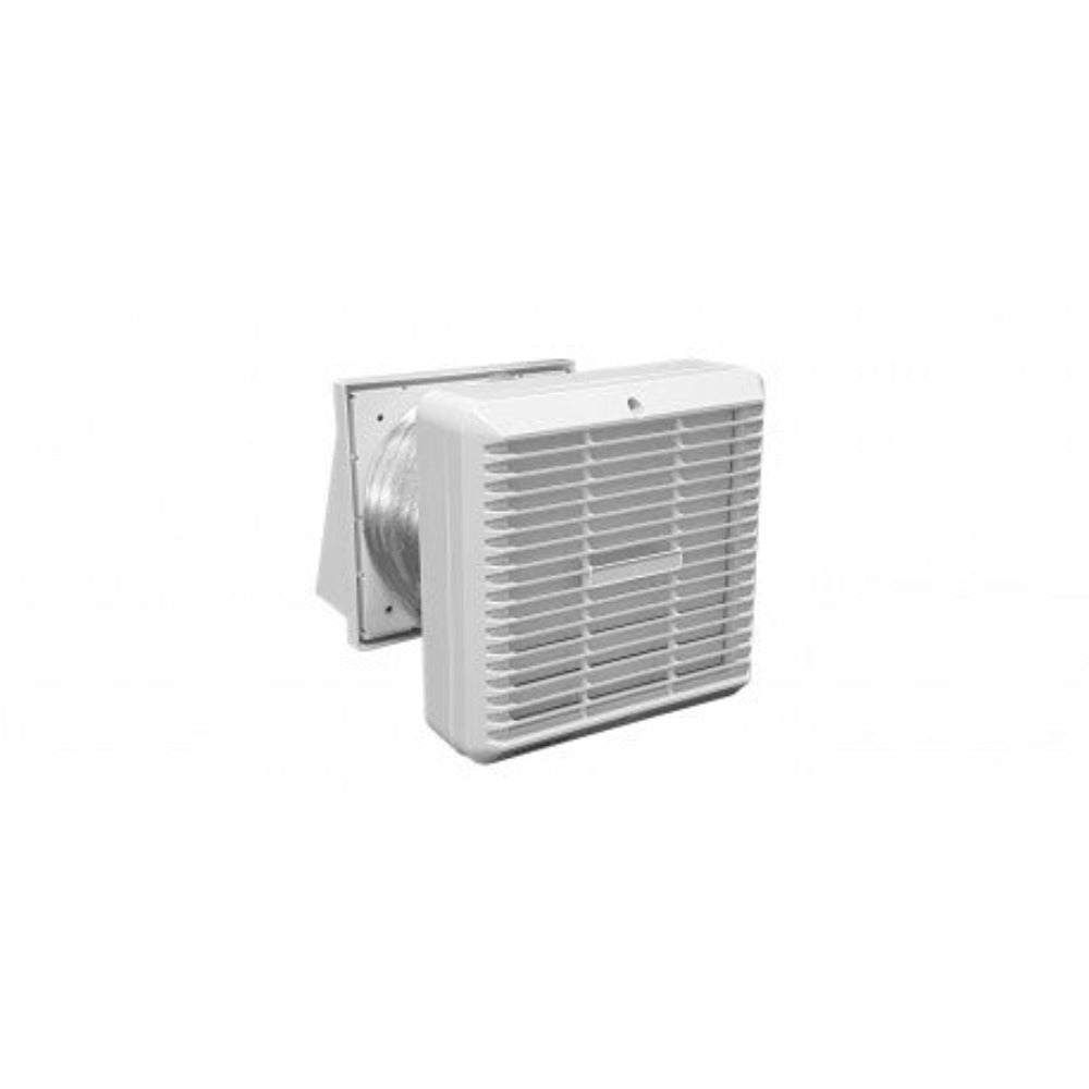 Buy Exhaust Fans Australia Through Wall Fan Kit Auto Shutter Model 150mm White - FAN0136