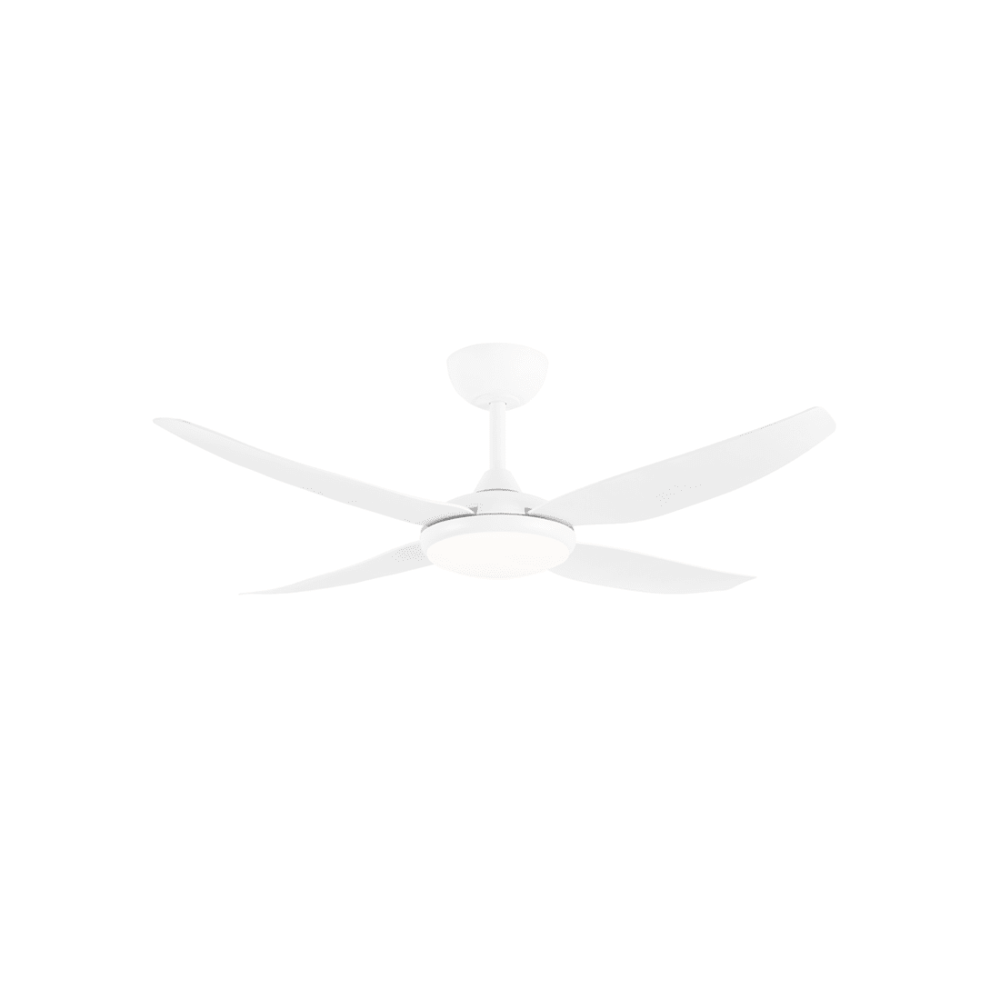 Buy DC Ceiling Fans With Light Australia AMARI DC Ceiling Fan 52" Matt White LED Light Matt White - 21721/05