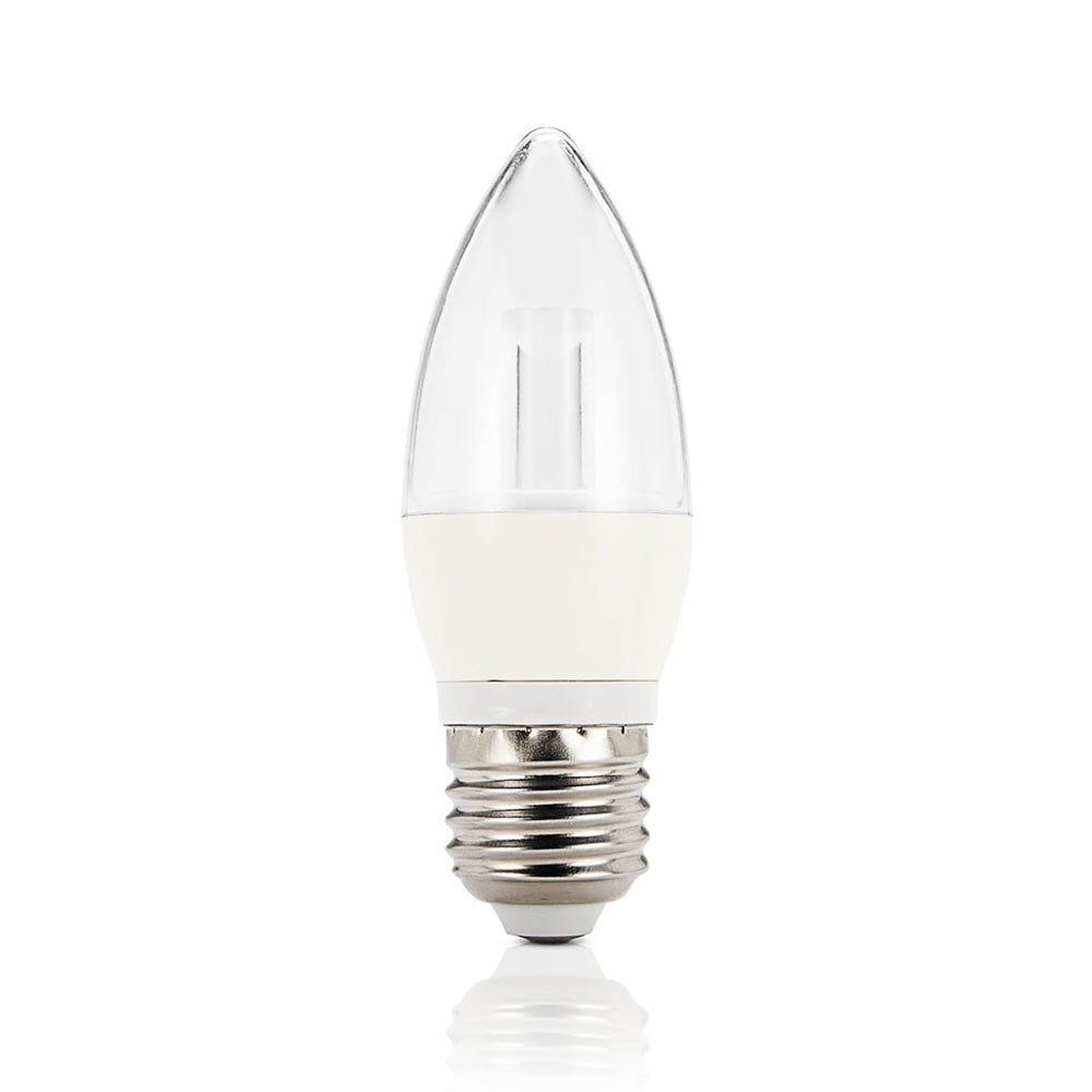 Candle LED Globe ES White Plastic 4W 3000K - 18547