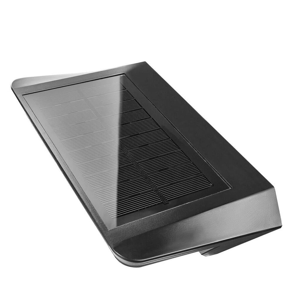 Buy Security Wall Lights Australia Agena Solar LED Wall Light With Sensor Black - 2118221003