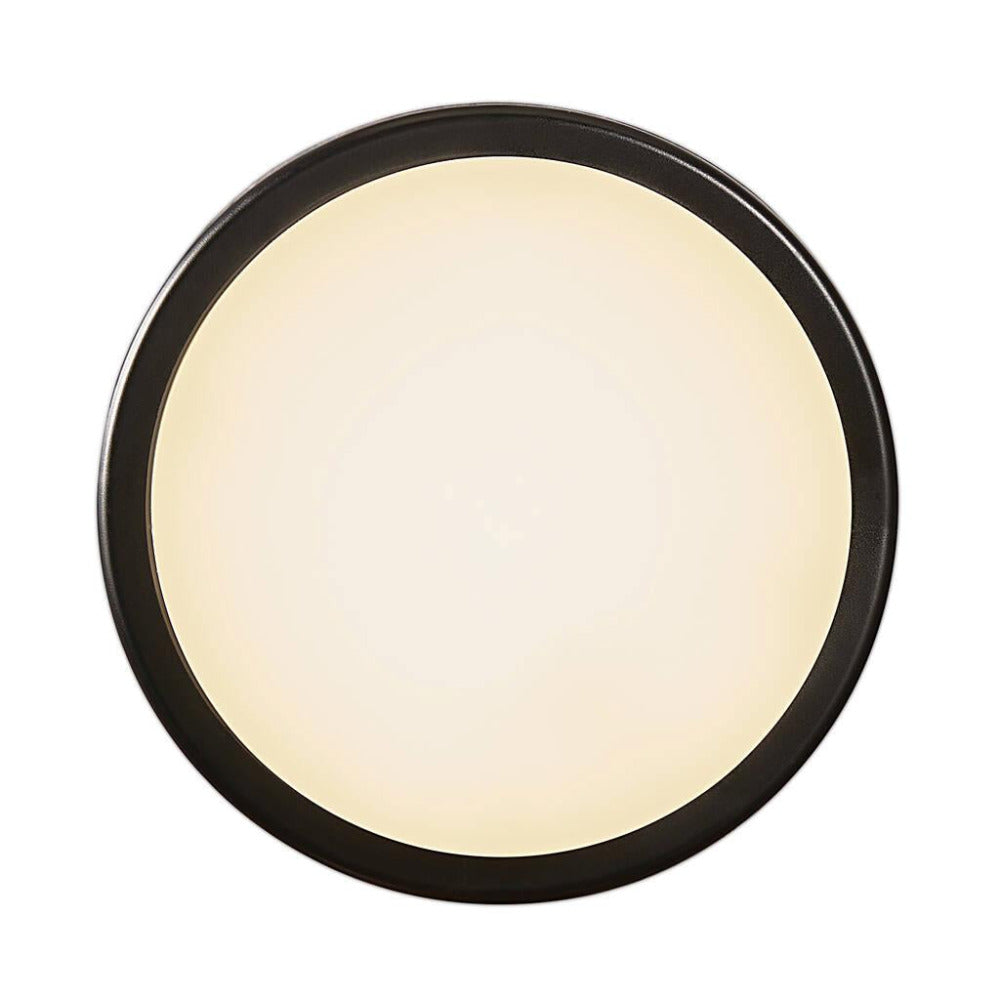 Buy LED Bunker Lights Australia Cuba 6.5W Round LED Bunker Light Black - 2019161003