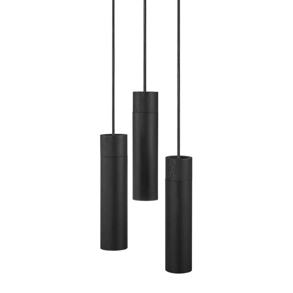 Tilo 3 Light Cluster Pendant Black - 2010473003