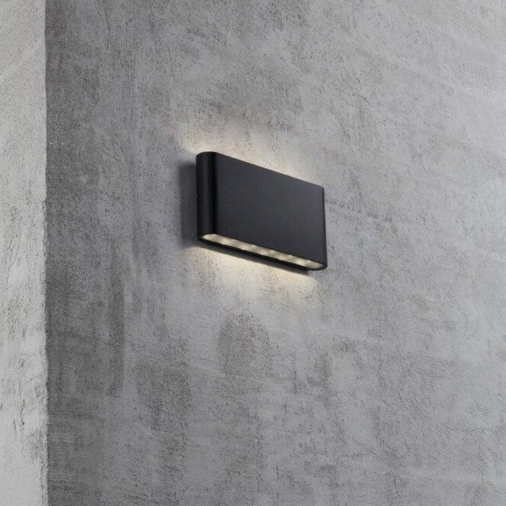 Buy Up / Down Wall Lights Australia Kinver 12W LED Up/Down Wall Light Black - 84181003