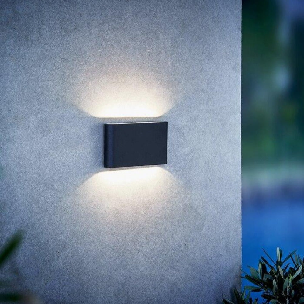 Buy Up / Down Wall Lights Australia Kinver 12W LED Up/Down Wall Light Black - 84181003