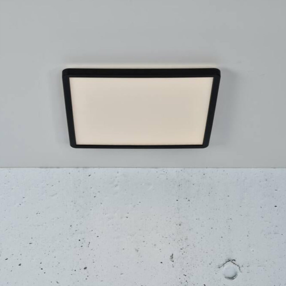 Buy LED Oyster Lights Australia Oja 14.5W Dual Colour IP54 Square LED Oyster Light Black - 2015066103