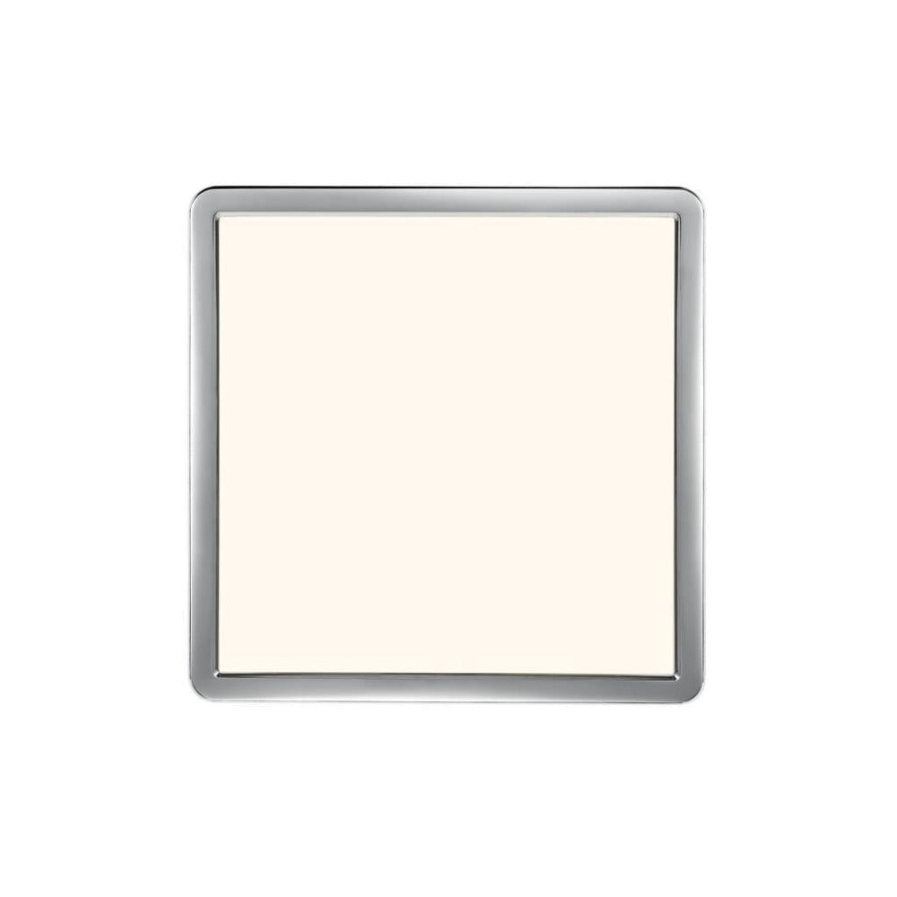 Buy LED Oyster Lights Australia Oja 14.5W Dual Colour IP54 Square LED Oyster Light Chrome - 2015066133