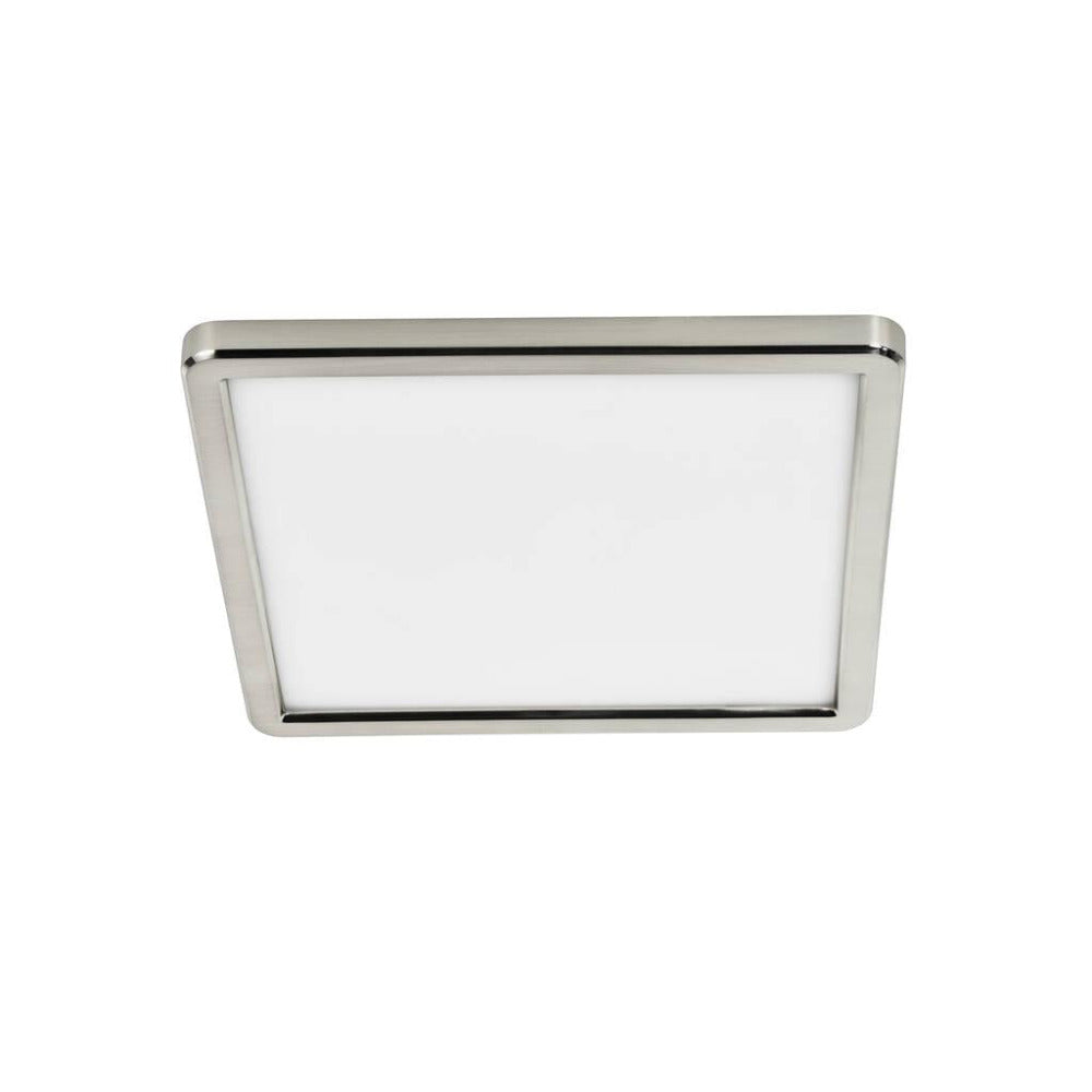 Buy LED Oyster Lights Australia Oja 14.5W Dual Colour Square LED Oyster Light Brushed Nickel - 2015056155