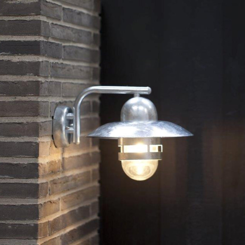 Buy Exterior Wall Lights Australia Nibe 1 Light Exterior Wall Light Galvanized - 24981031