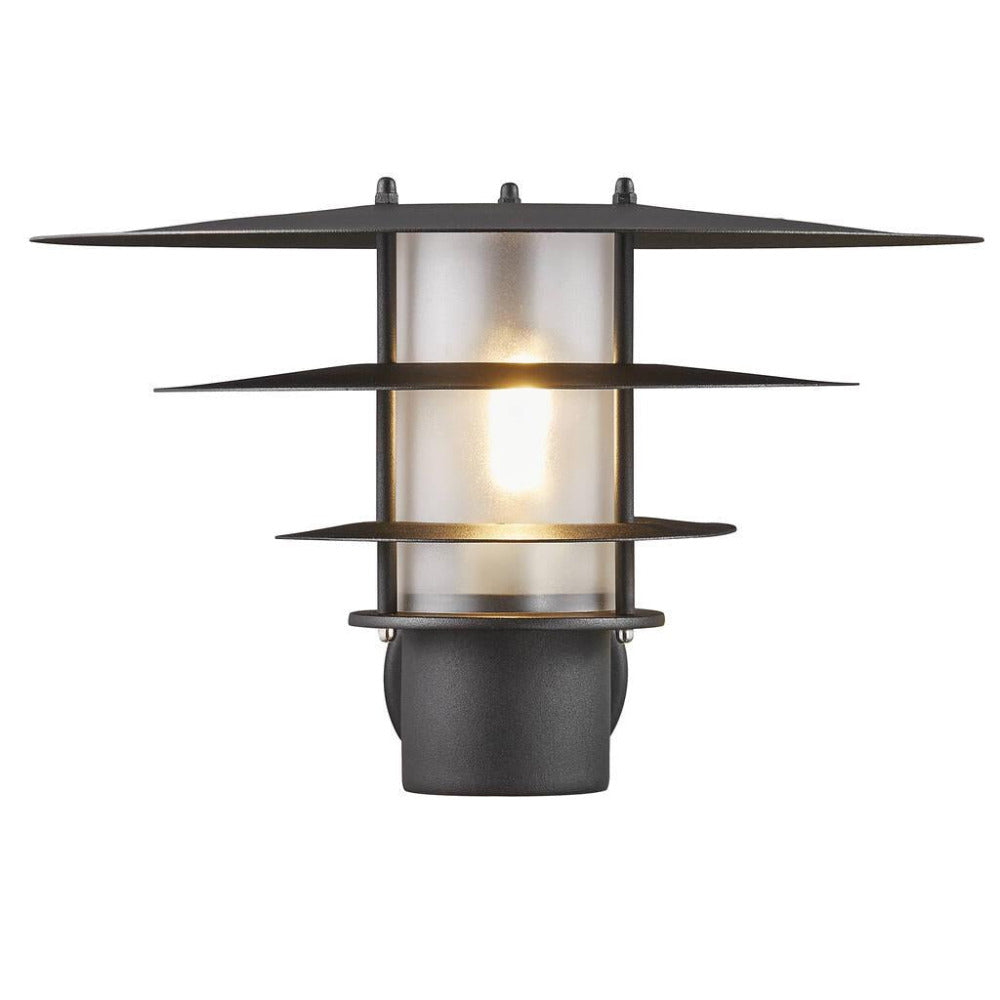 Buy Exterior Wall Lights Australia Bastia 1 Light Wall Light Large Black - 2118051003