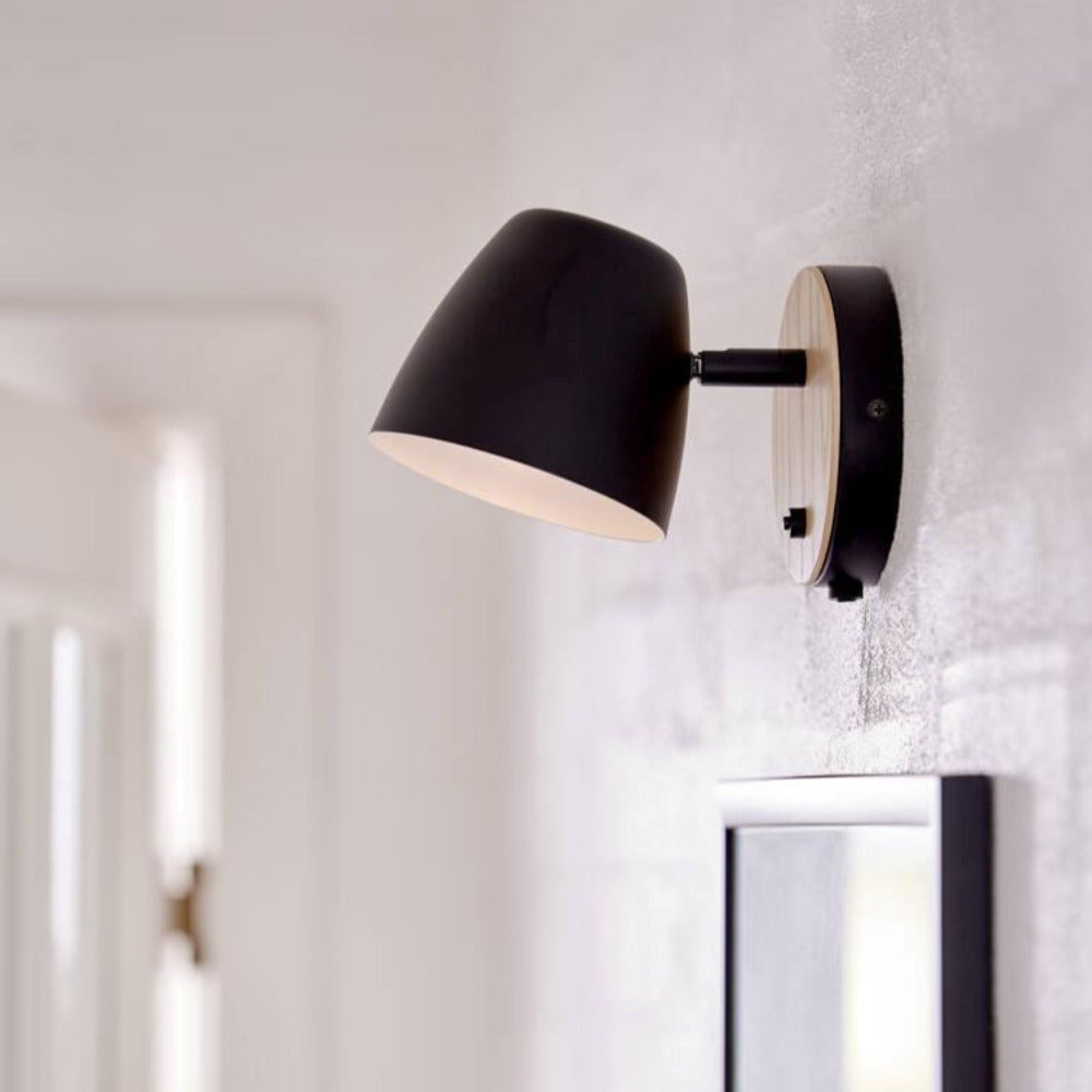 Buy Wall Sconce Australia Theo 1 Light Wall Light Black - 2112631003