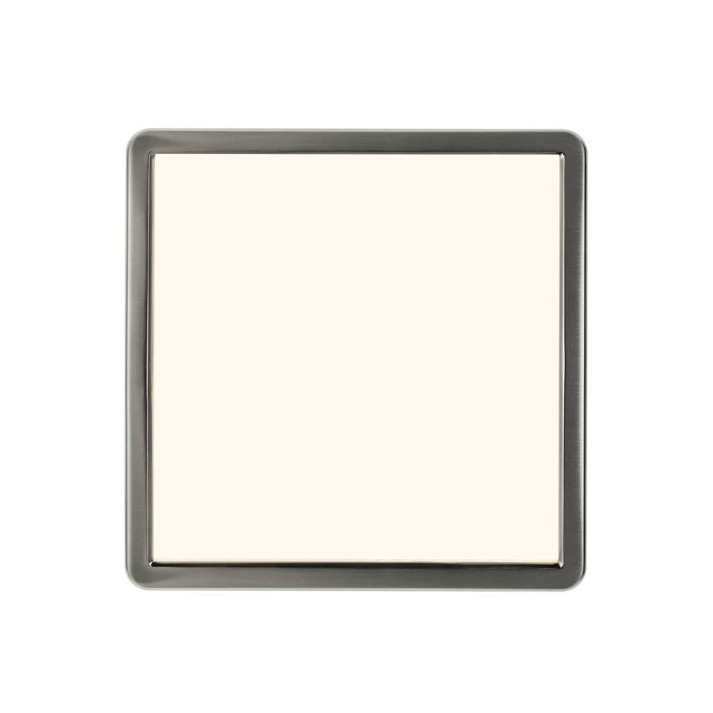 Buy LED Oyster Lights Australia Oja 14.5W Dual Colour Square LED Oyster Light Brushed Nickel - 2015056155