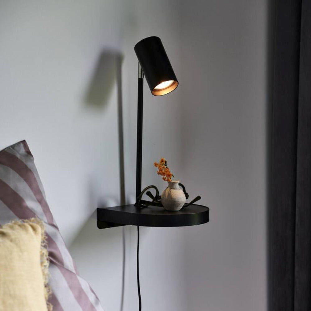 Buy Bedside Reading Lights Australia Cody 1 Light Wall Light Black - 2112001003