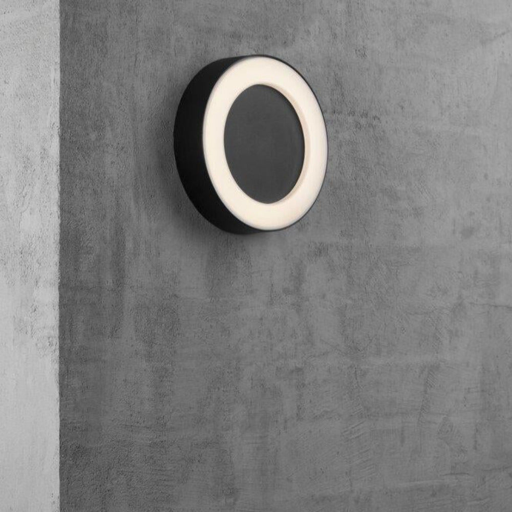 Buy Exterior Wall Lights Australia Teton LED Wall Light Black - 84136003