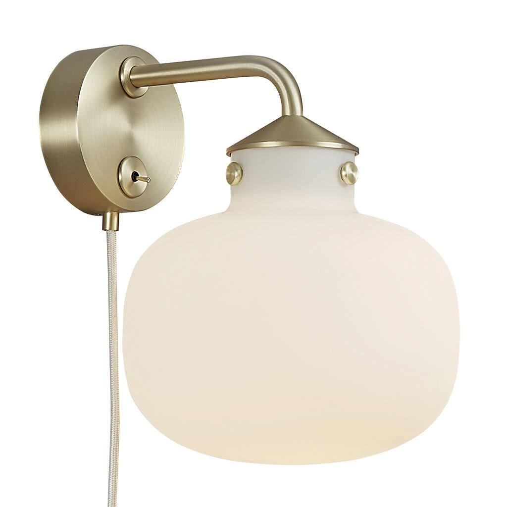 Buy Wall Sconce Australia Raito 1 Light Wall Light Opal White - 48091001