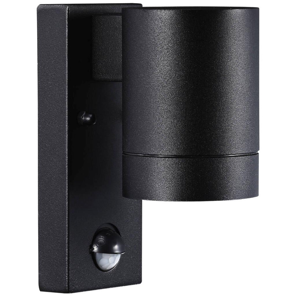 Buy Security Wall Lights Australia Tin Maxi Sensor 1 Light Wall Light Black - 21509103