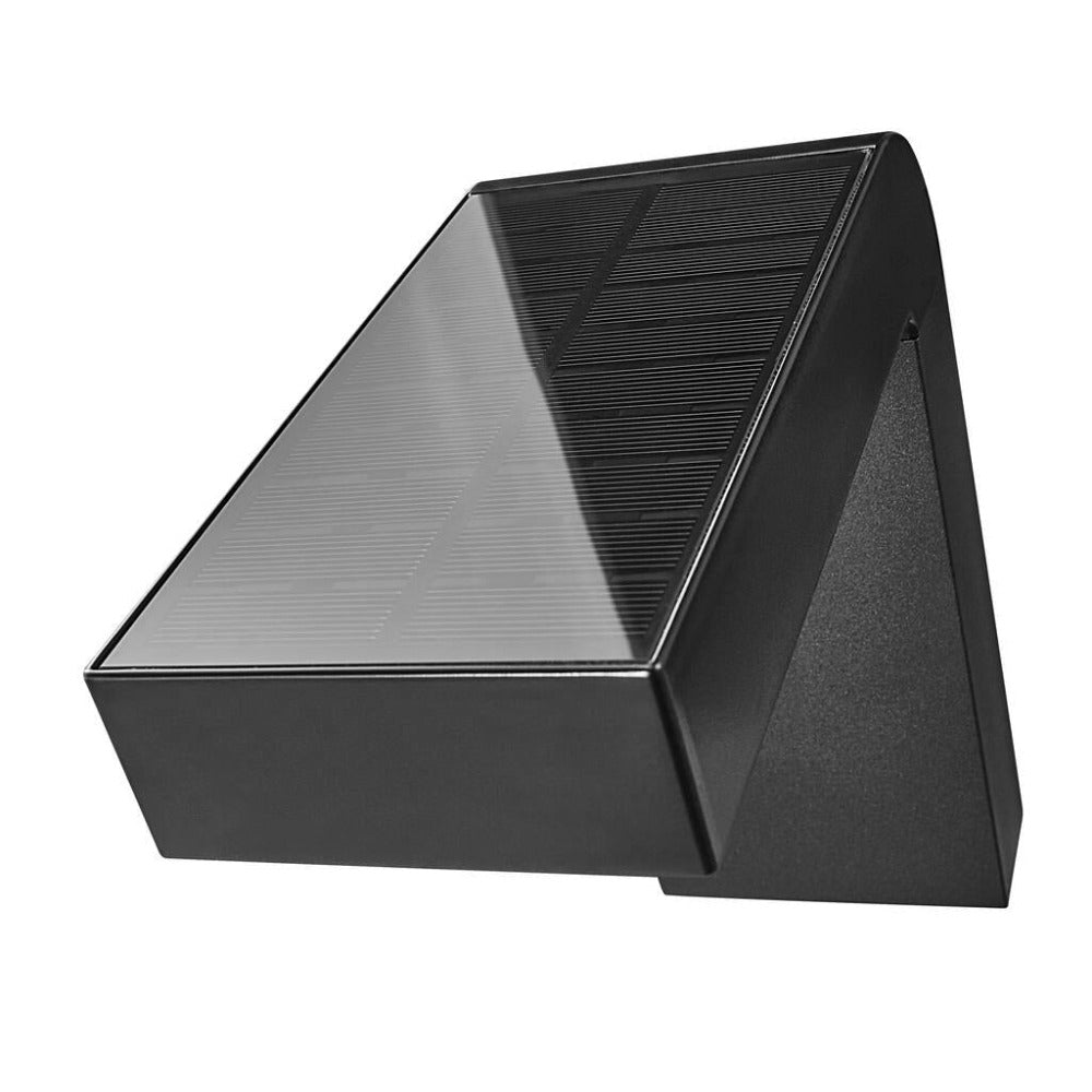 Buy Security Wall Lights Australia Alya Solar LED Wall Light With Sensor Black - 2118231003