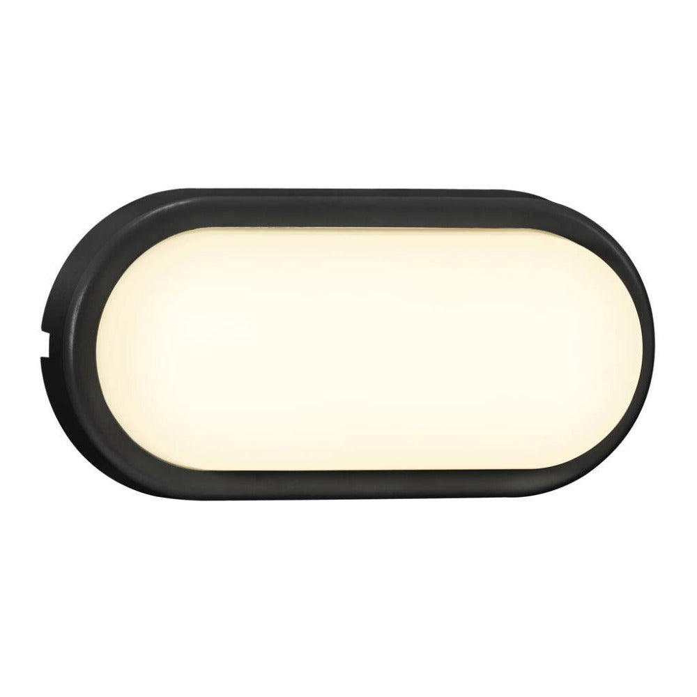 Cuba 6.5W Oval LED Bunker Light Black - 2019181003