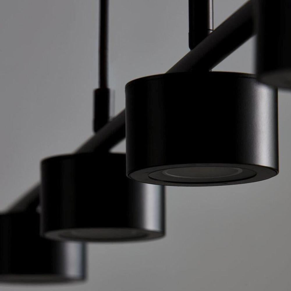 Buy Island Pendant Lights Australia Clyde 4 Light LED Island Pendant Black - 2010813003