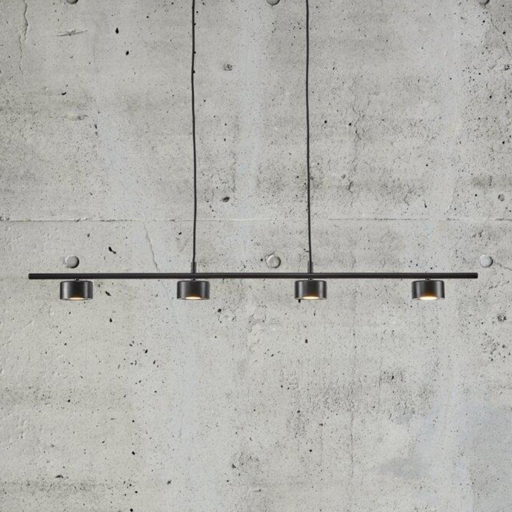 Buy Island Pendant Lights Australia Clyde 4 Light LED Island Pendant Black - 2010813003