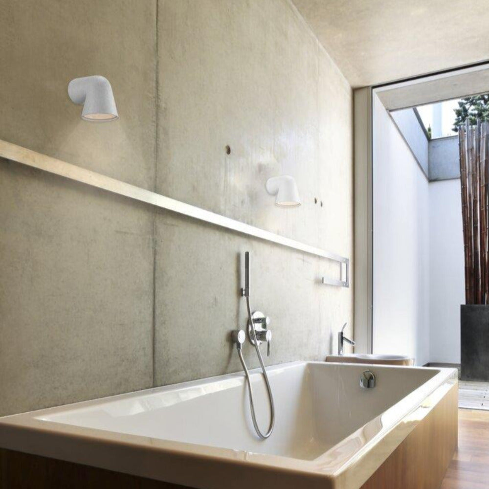 Buy Exterior Wall Lights Australia Front Single 1 Light Wall Light White - 46801001