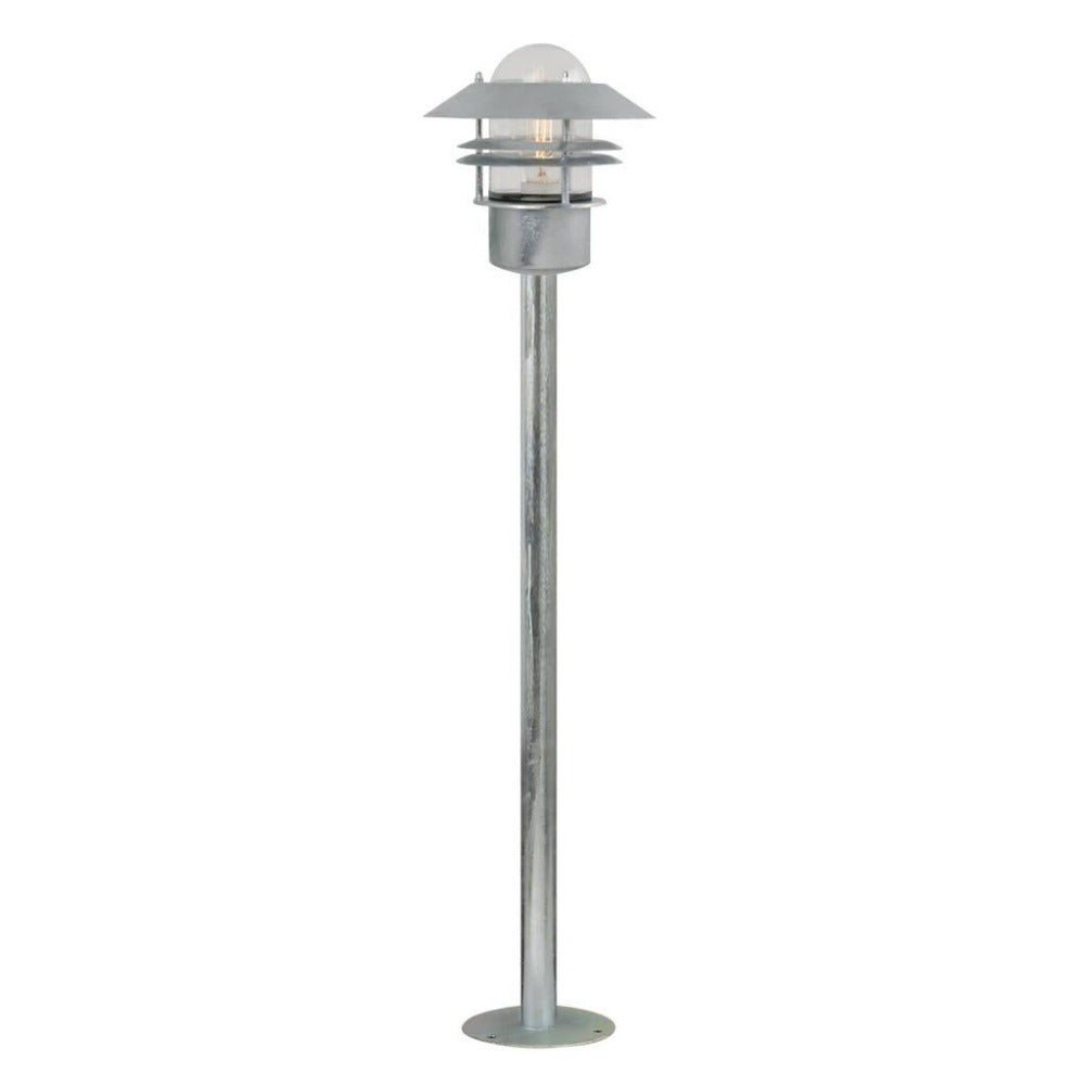 Blokhus 1 Light Bollard Light Galvanized- 25078031