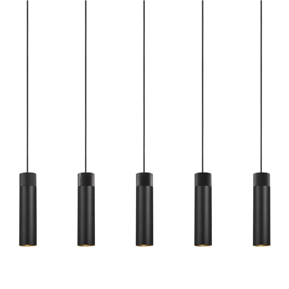 Buy Island Pendant Lights Australia Tilo 5 Light Island Pendant Black - 2010483003