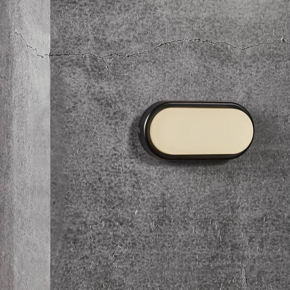 Buy LED Bunker Lights Australia Cuba 14W Oval LED Bunker Light Black - 2019191003