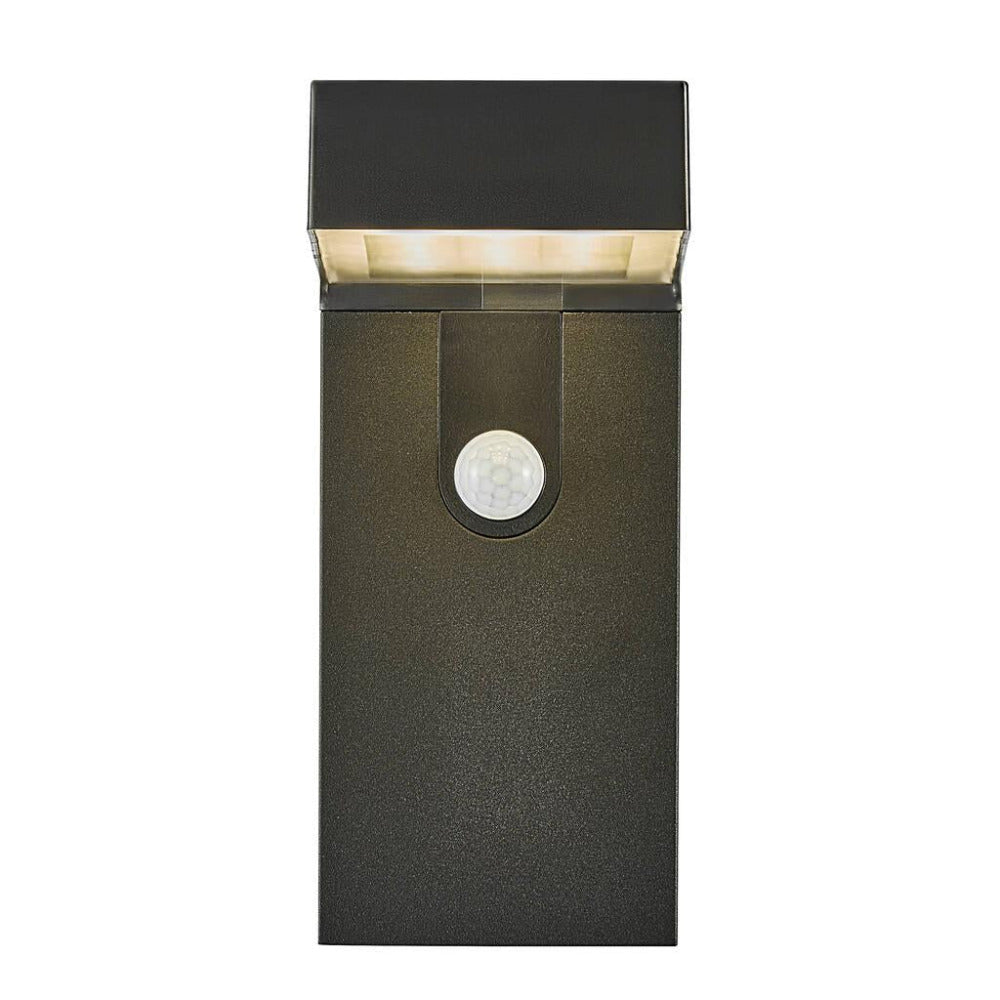 Buy Security Wall Lights Australia Alya Solar LED Wall Light With Sensor Black - 2118231003