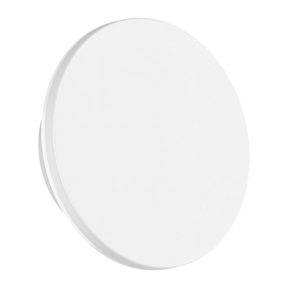 Halo Round Exterior Wall Light 15W White Polycarbonate 3CCT - 22684