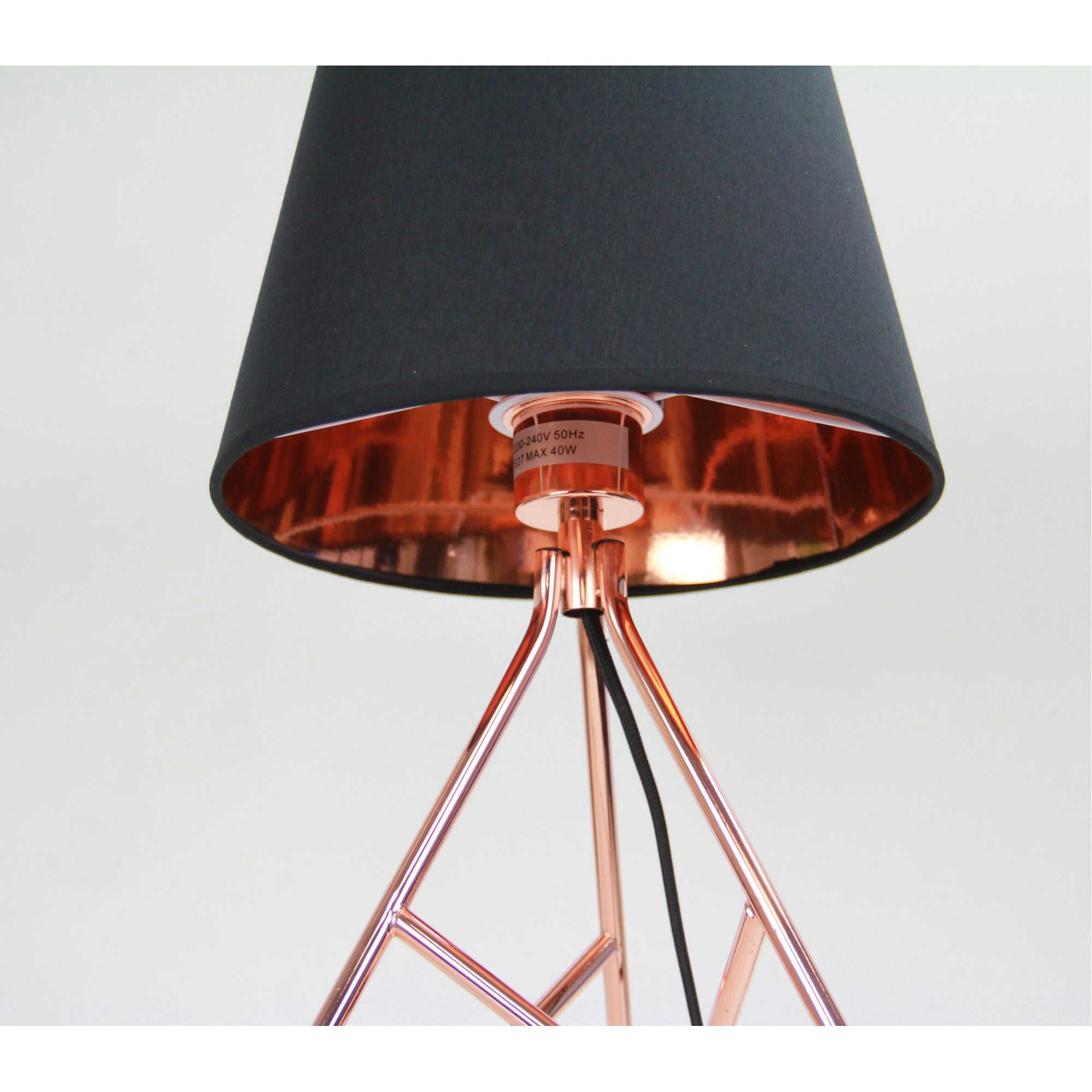 Buy Table Lamps Australia Nolita 1 Light Table Lamp & Shade Copper - OL93601CO