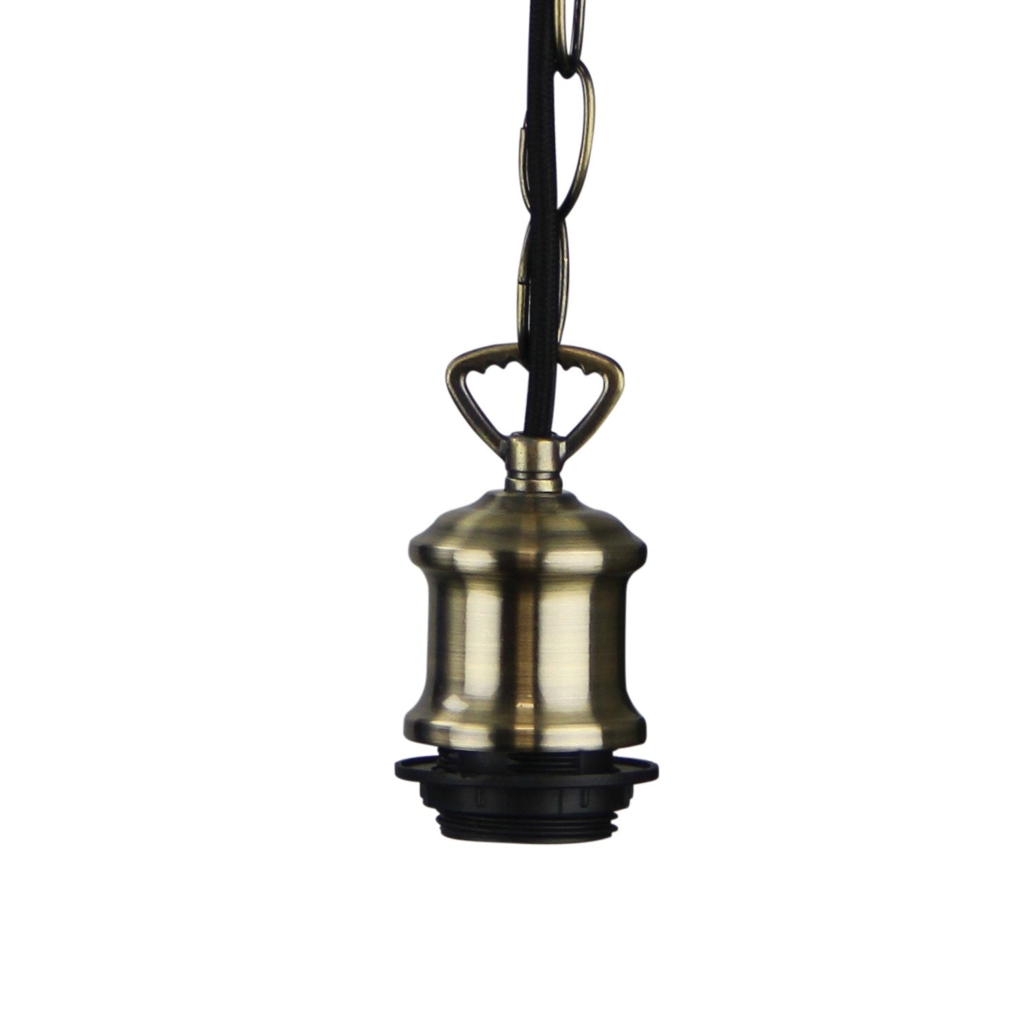 Buy Mini Pendants Australia Albany Chain & Cloth Suspension Antique Brass - OL69322AB