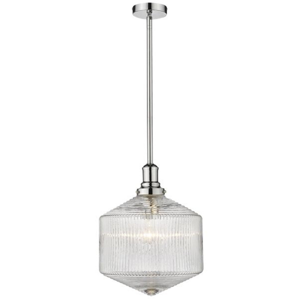 Buy Pendant Lights Australia Jefferson Large 1 Light Pendant Chrome - 1001251