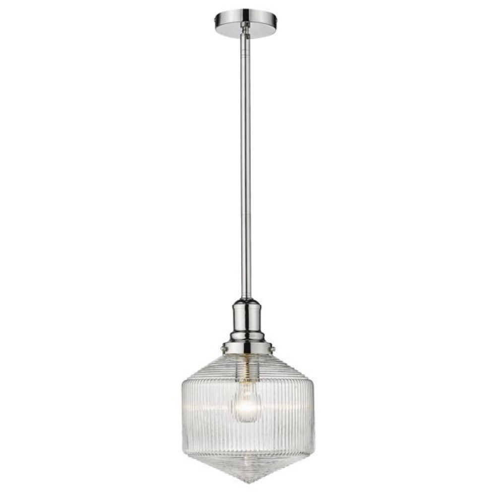 Buy Pendant lights australia - Jefferson Small 1 Light Pendant Chrome - 1001252