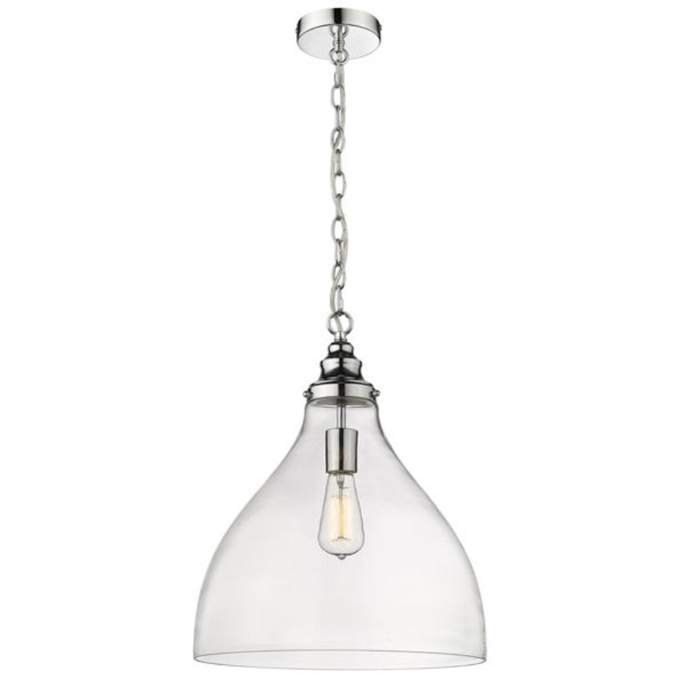 Buy Pendant Lights Australia Keys Large 1 Light Pendant Chrome - 1001245