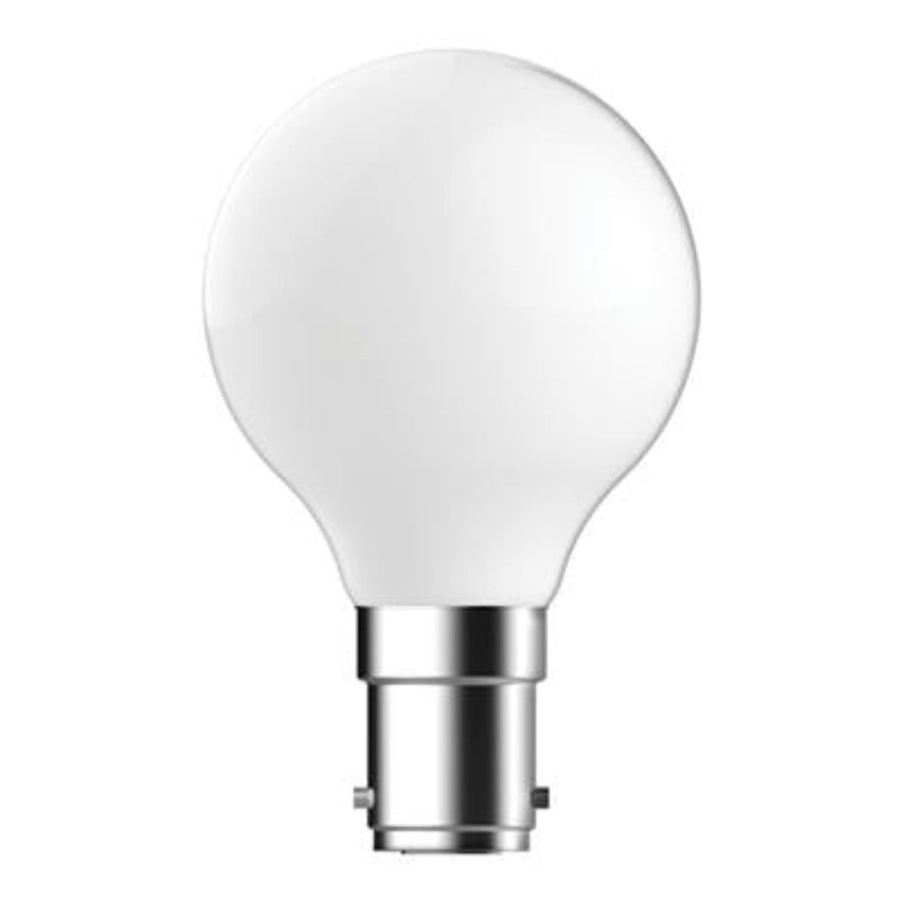 Buy LED Filament Globes Australia Fancy Round LED Filament Globe SBC 240V 4.8W Frosted Glass 2700K - 65972