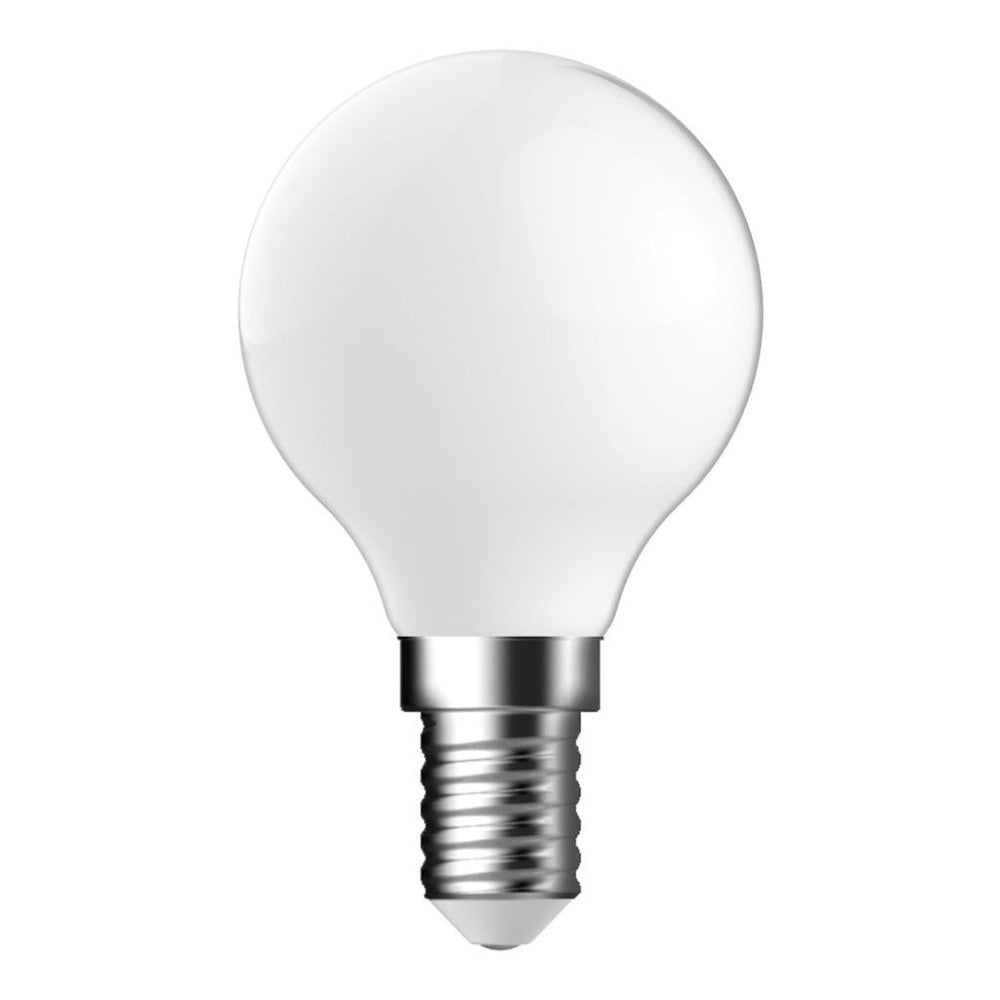 Buy LED Filament Globes Australia Fancy Round LED Filament Globe SES 240V 4.8W Frosted Glass 6500K - 65971
